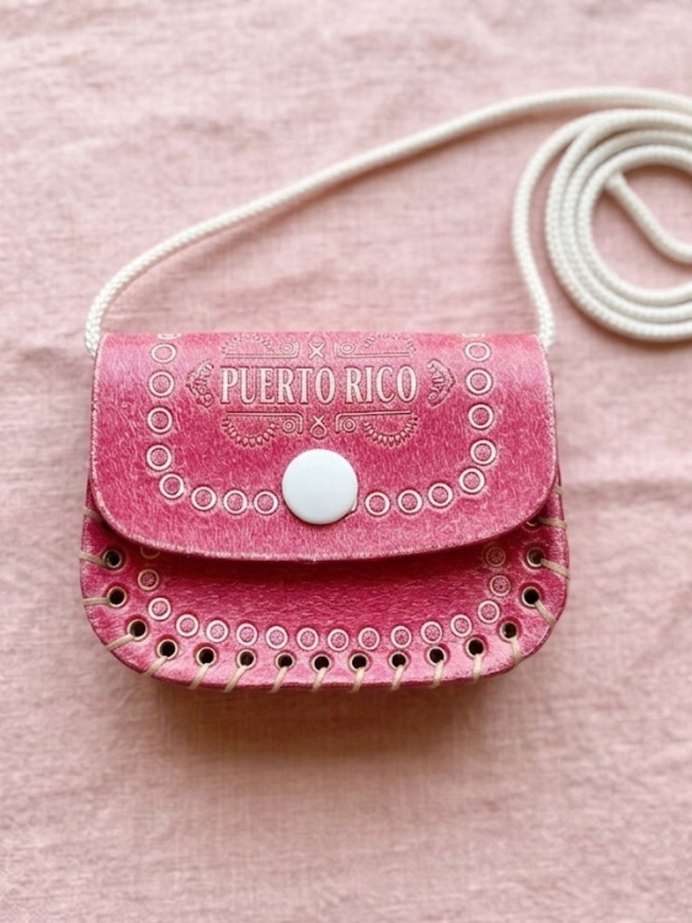 “PUERTO RICO”-Crossbody Change Purse bag! Made in Spain 🇪🇸